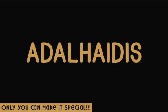 Adalhaidis Rounded Font for Authentic Editorial Design