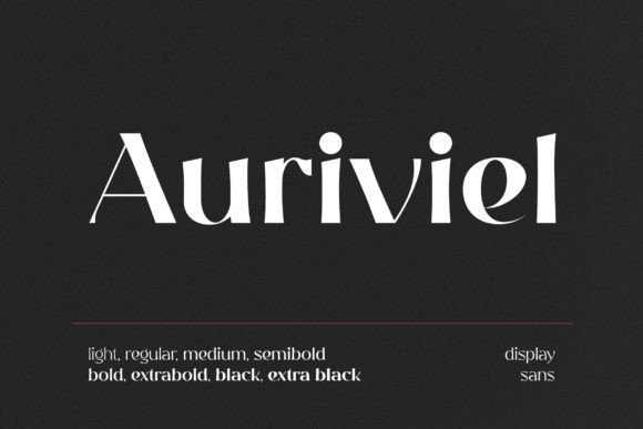 Auriviel Font Review for Elegant Editorial Design