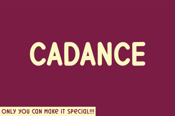 Cadance Rounded Font for Authentic Editorial Design