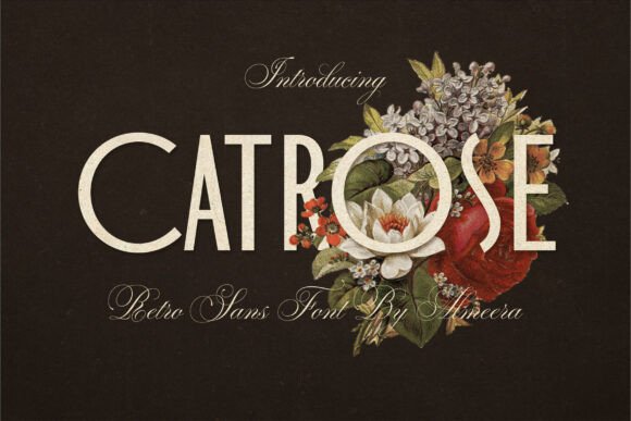 Catrose Font: Vintage Serif Typography for Digital Marketing