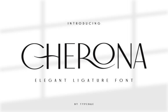 Cherona Font: Elegant Typography for Editorial Design