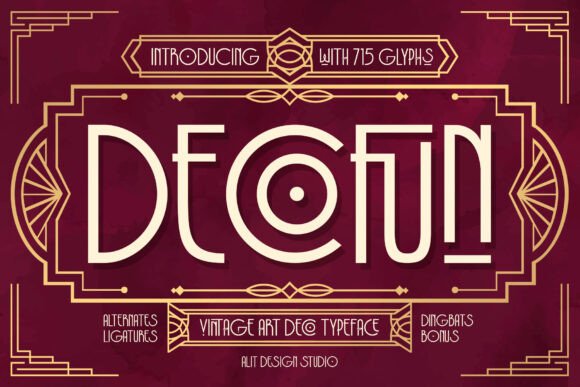 Decofun Typeface: Elevating Small Business Branding