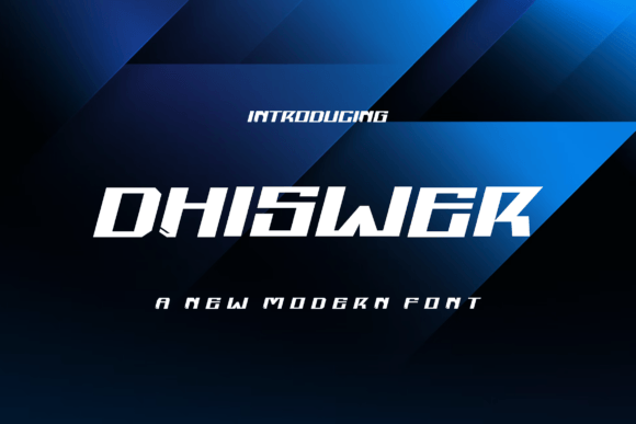 Dhiswer Font: Modern Sans Serif for Bold Branding