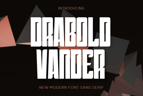 Drabold Vander Font Review for Bold Brand Identity Design