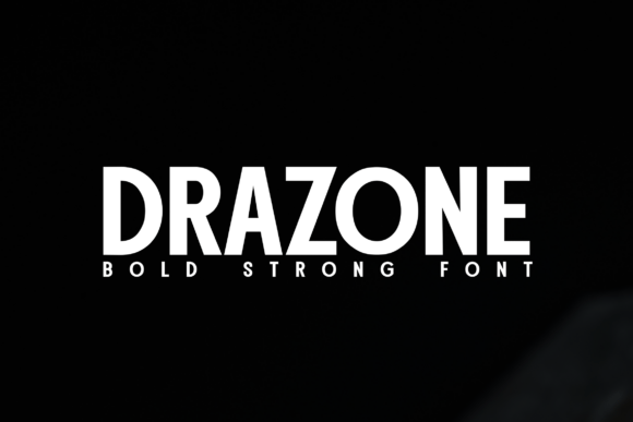 Drazone Font: Bold Typography for High-Impact Campaigns