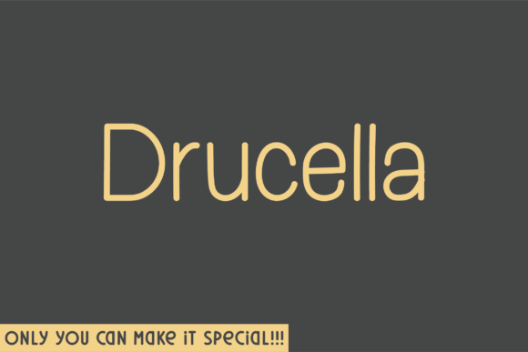 Drucella Rounded: A Handwritten Sans Serif Font for Editorial Design