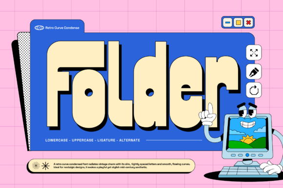 Folder Font Review: Retro Condensed Type for Makers