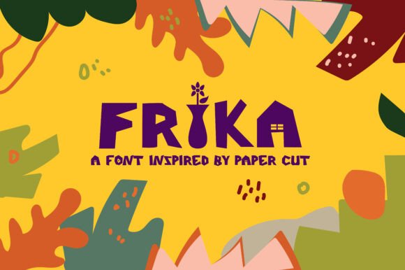 Frika Font: Elevating Campaign Visuals with Ethnic Art Style