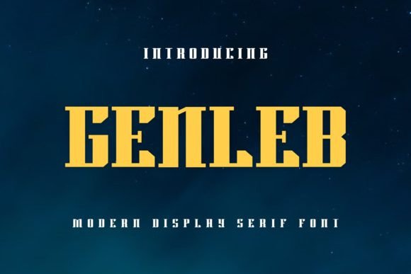 Genleb Font Review for Handmade Labels and Branding