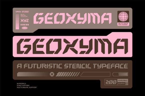 Geoxyma Font: Bold Branding for Modern Businesses