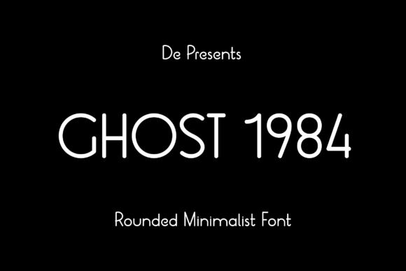 Ghost 1984 Font: Clean Sans Serif for Small Business Branding
