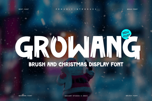 Growang Font Review: Festive Brush Typography for Editorial Design