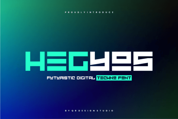 Hegyos Font: Bold Serif Style for Modern Crafts