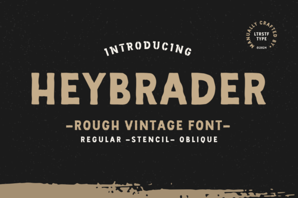 Heybrader Font: Rugged Web Design for Bold Brands