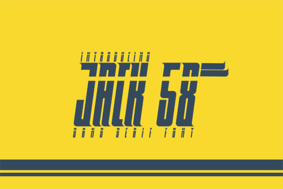 Jack 58 Font Review: Energetic Branding for Small Business