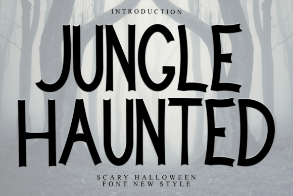 Jungle Haunted: Bold Sans Serif Display Font
