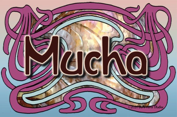 Mucha Font: Art Nouveau Sans Serif Free Download