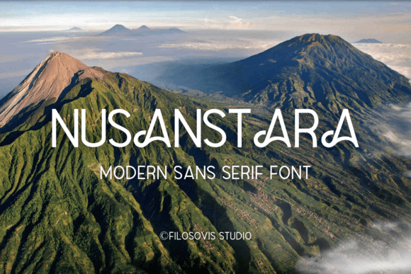 Nusanstara Font: Sweet Sans Serif for Handmade Labels