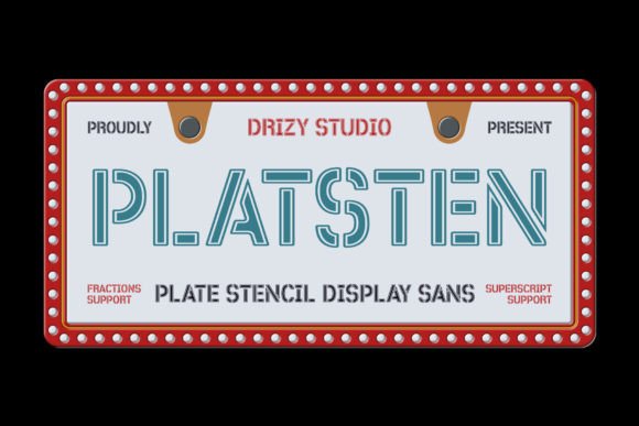 Platsten Font: Industrial Sans Serif Design Guide