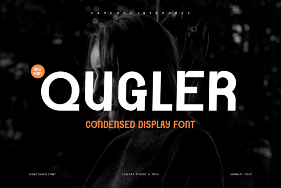 Qugler Font: Modern Condensed Display for Campaign Headlines