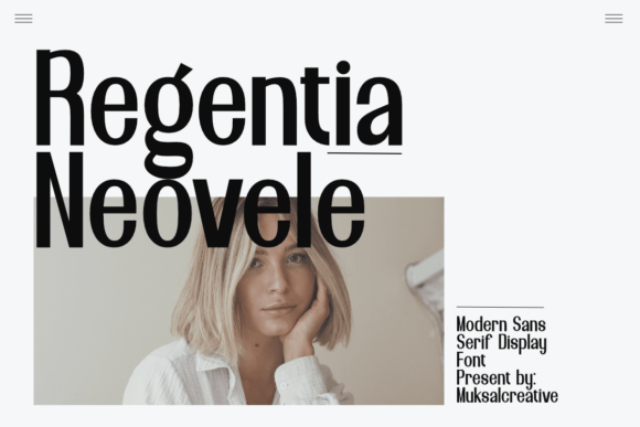 Regentia Neovele Font for Elegant Editorial Design