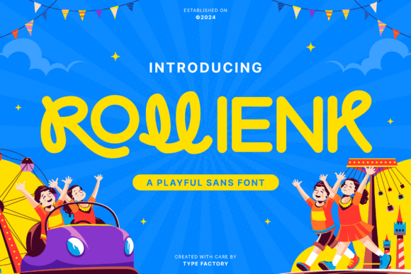 Rollienk Font: Whimsical Sans Serif for Editorial Design