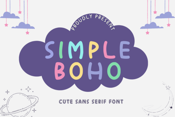 Simple Boho Font for Playful Marketing Graphics