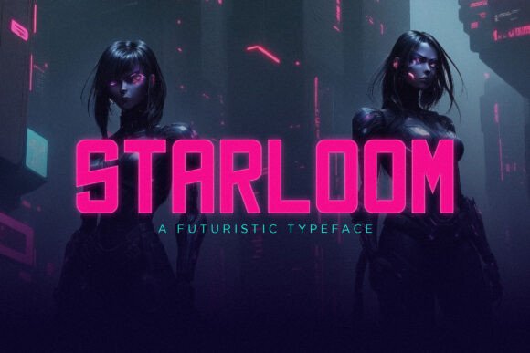 Starloom Font: Futuristic Sans Serif for Web Design