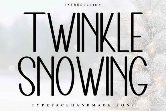 Twinkle Snowing Font Review for Handmade Holiday Designs