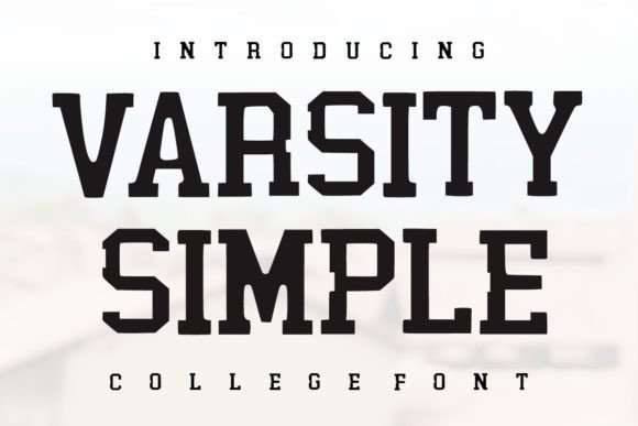 Varsity Simple Font for Editorial Design and Publishing