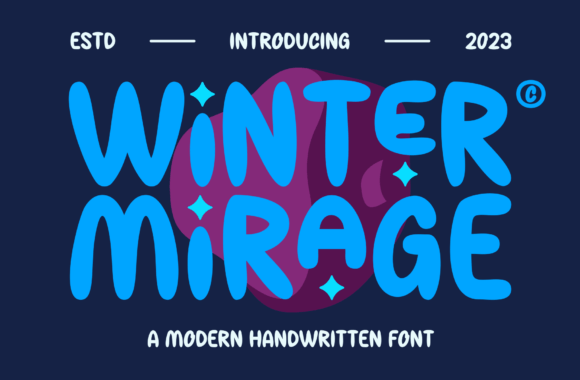 Winter Mirage Font: Playful Sans Serif Design Guide